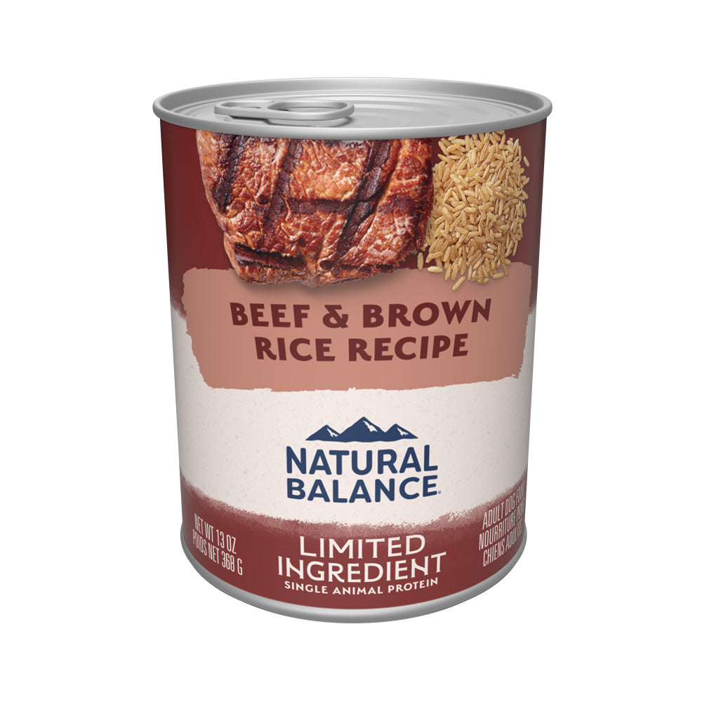 Natural Balance Limited Ingredient Beef & Brown Rice Recipe Wet Dog Food