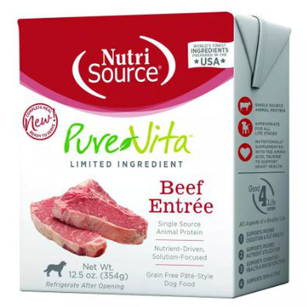 PureVita Beef Entree Dog Food