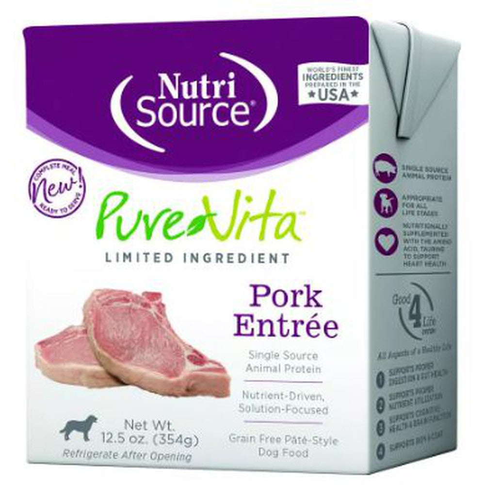 PureVita Pork Entree Dog Food