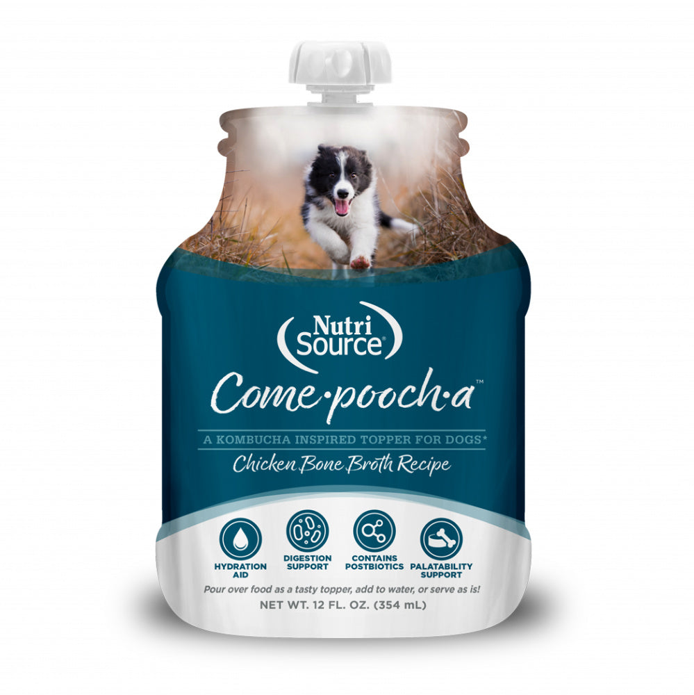 NutriSource Come-pooch-a Chicken Broth Food Topper