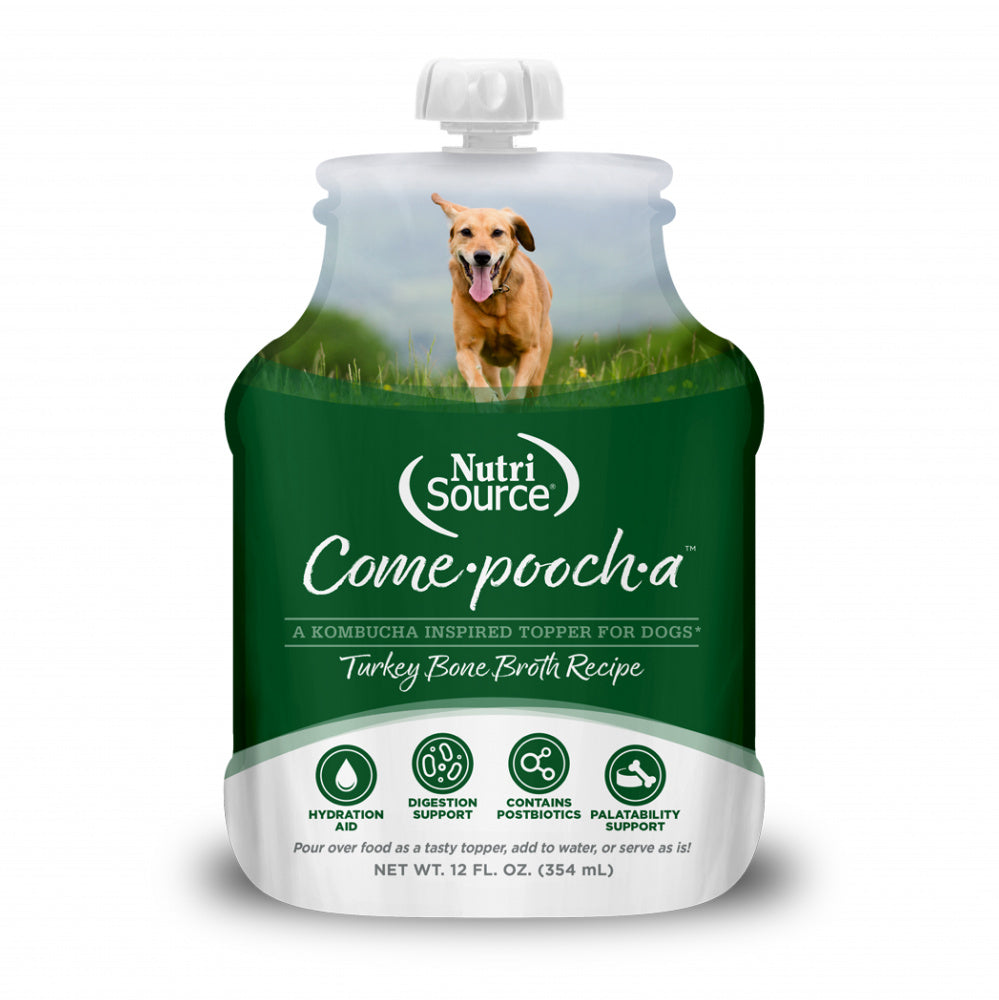 NutriSource Come-pooch-a Turkey Broth Food Topper