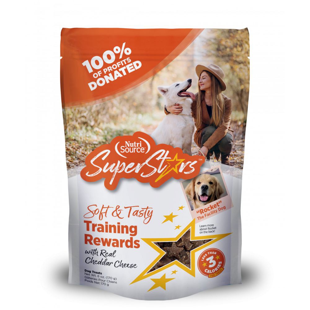 NutriSource SuperStars Cheddar Dog Training Treats
