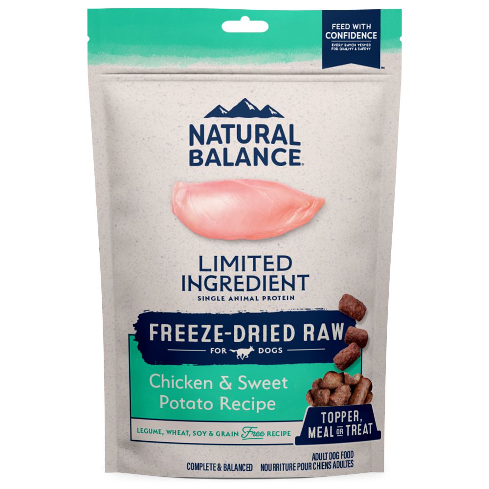 Natural Balance LID Freeze Dried Chicken/Sweet Potato Dog Food