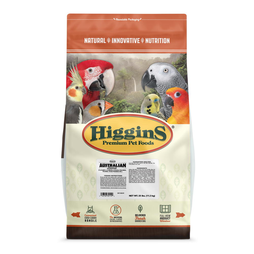 Higgins Australian Blend Small Hookbill Food