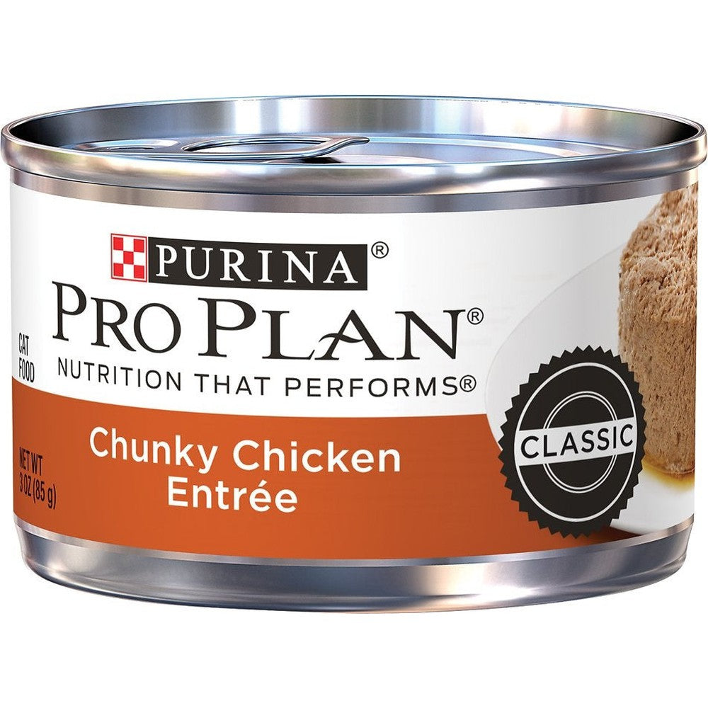 Purina Pro Plan Classic Chicken Chunky Entree Canned Cat Food
