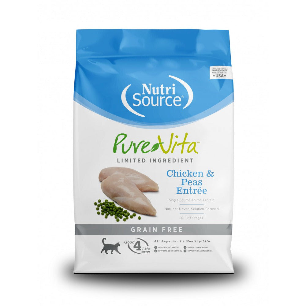 PureVita Grain-Free Chicken & Peas Entree Dry Cat Food