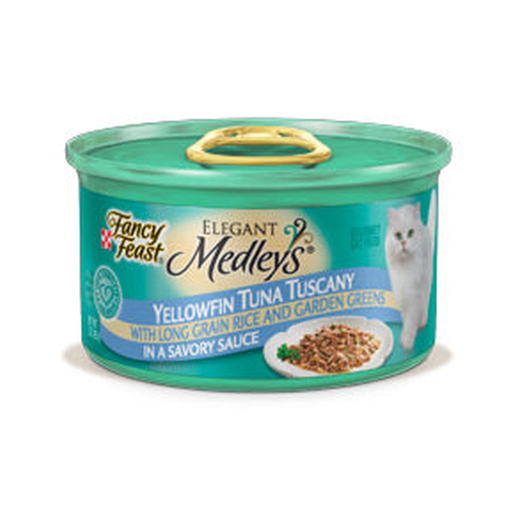 Fancy Feast Elegant Medleys Tuna Tuscany Canned Cat Food