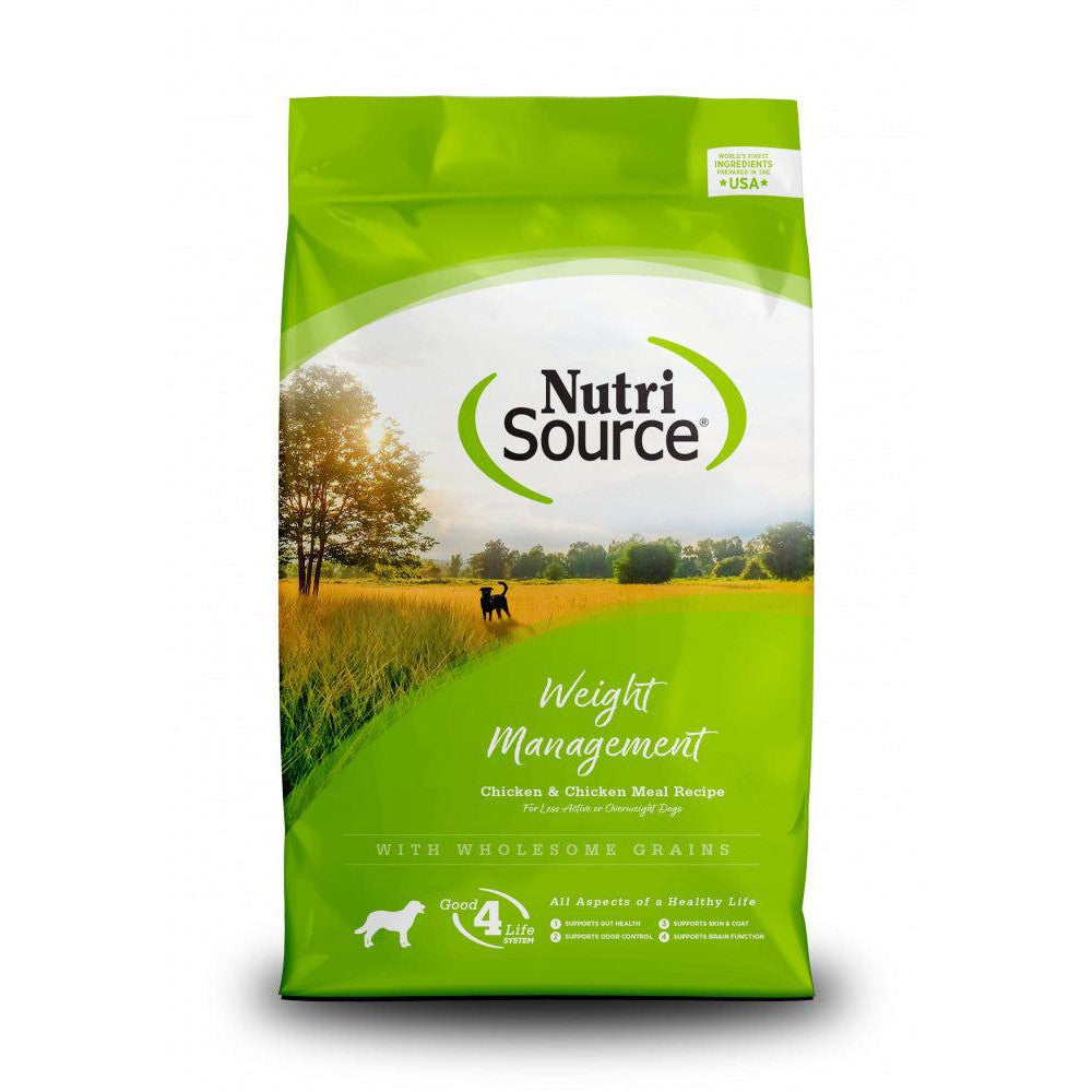 NutriSource Weight Management Chicken and Chicken Meal Dry Dog Food