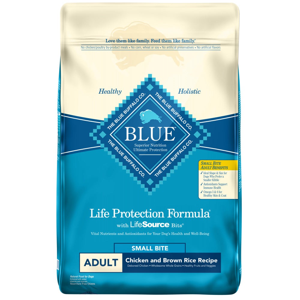 Blue Buffalo Life Protection Formula Small Bite Adult Chicken & Brown Rice Recipe Dry Dog Food