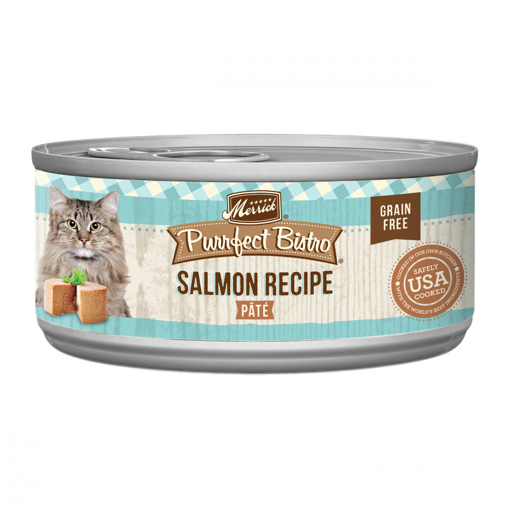 Merrick Purrfect Bistro Salmon Pate Grain Free Canned Cat Food