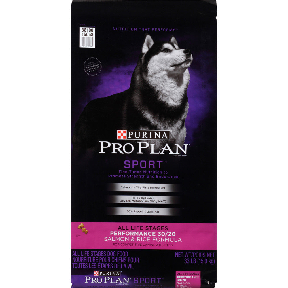 Purina Pro Plan All Ages Sport Performance 30/20 Salmon & Rice Formula Dry Dog Food