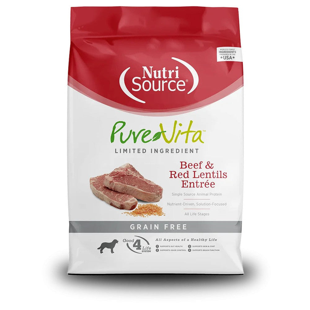 PureVita Grain Free Beef & Red Lentils Dry Dog Food