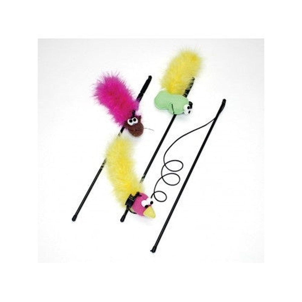 Ethical Pet SPOT Feather Boa Teaser Wand with Catnip Toy