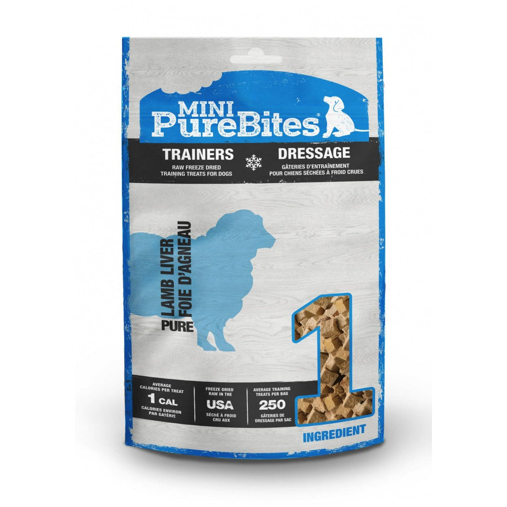 PureBites Mini PureBites Trainers RAW Freeze Dried Lamb Liver Dog Treats