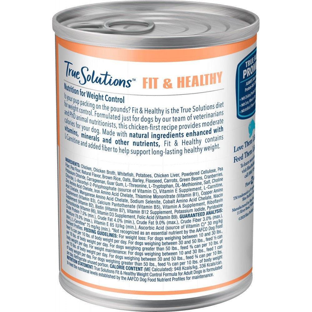 Blue Buffalo True Solutions Fit & Healthy Weight Control Formula Adult Canned Dog Food