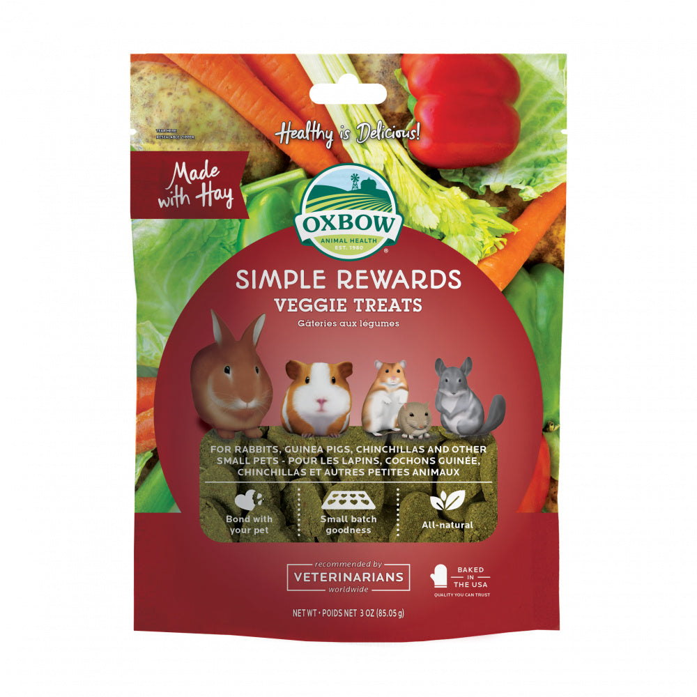 Oxbow Animal Health Simple Rewards Veggie Treats