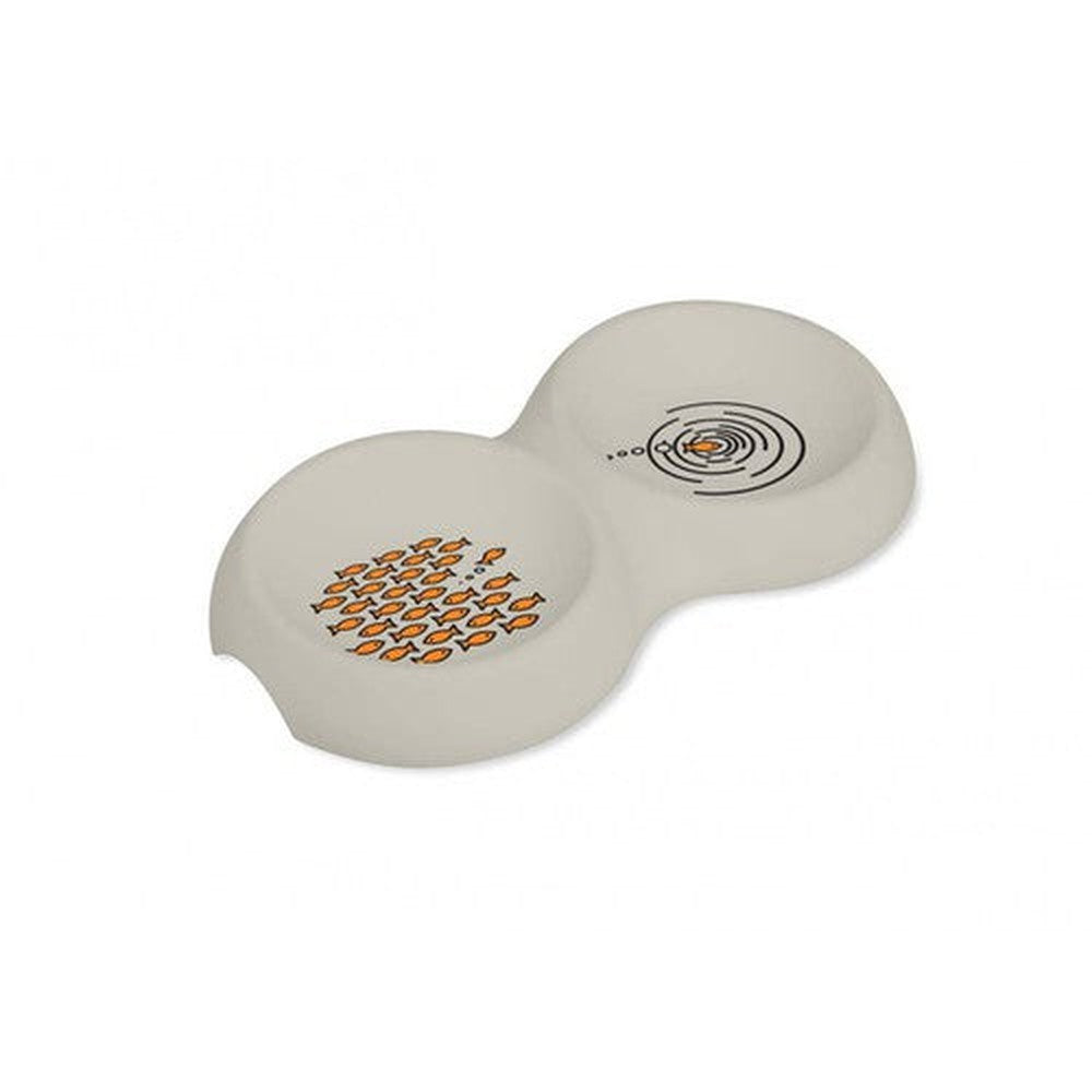 Van Ness Ecoware Double Dish with non skid silicone feet