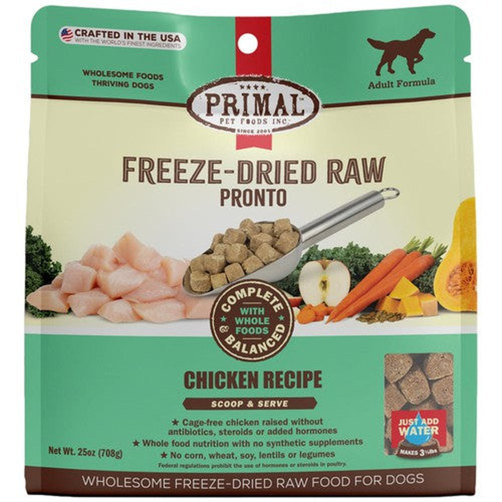 Primal Freeze Dried Raw Pronto Chicken Dog Food
