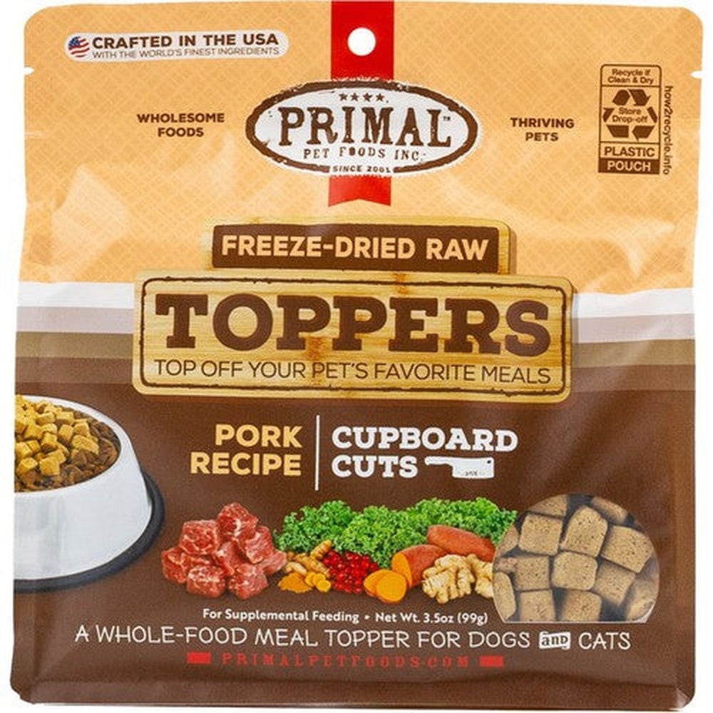 Primal Pork Cupboard Cuts Dog & Cat Topper